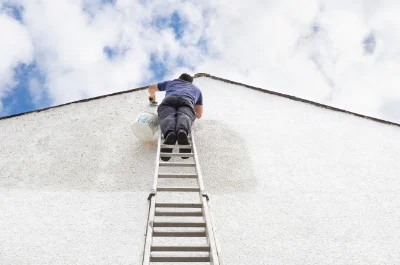 Peinture extérieure à Joué-l'Abbé — façades et ravalement